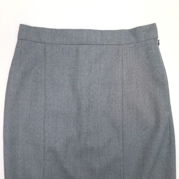 COS Grey Wool Pencil Skirt Size 8 - Picture 3 of 7